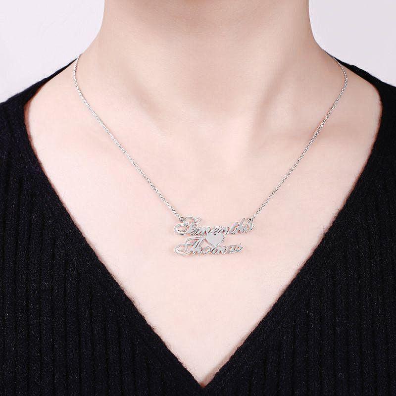 "Always Remember" Personalized Name Letter Necklace - Trendolla Jewelry