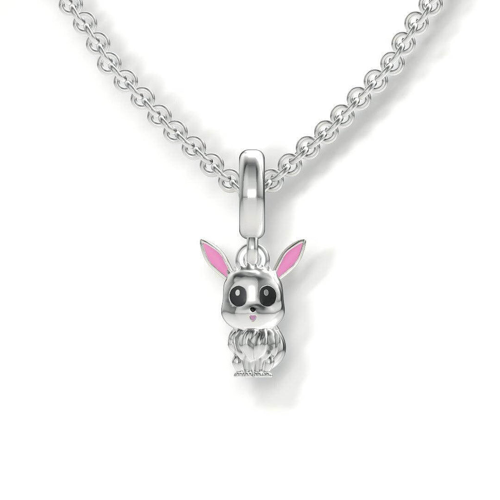 Eevee Pokemon Pandora Fit Charm Necklace, 925 Sterling Silver - Trendolla Jewelry